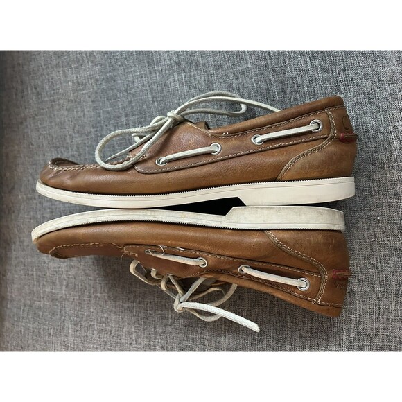 Cole Haan Shoes Mens 10 Hayden Boat Lace Up Loafers C10254 Brown Leather… main image 8